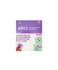 Alphabet and number cutter set coming in pack of 40 pieces