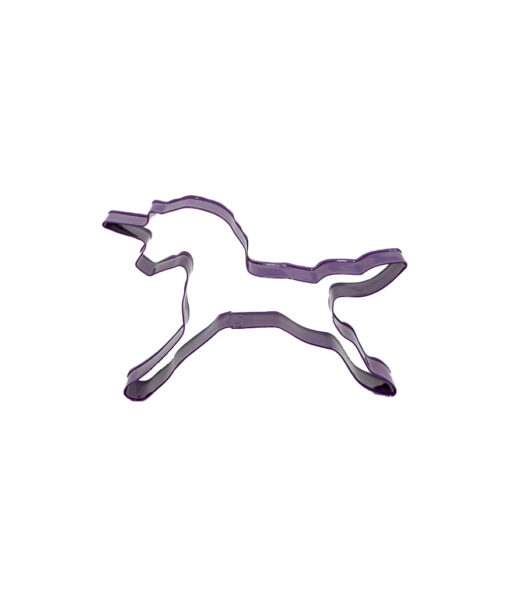 Unicorn shaped cookie cutter