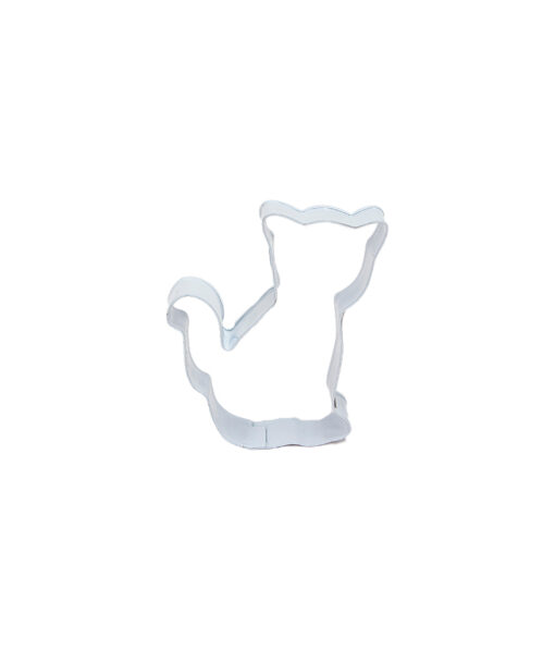 Cat shaped cookie cutter