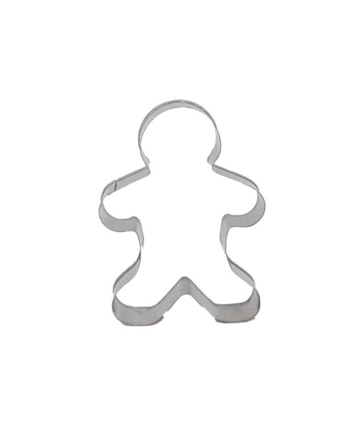Large gingerbread man shape cookie cutter