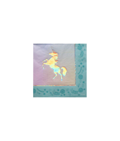 Iridescent Unicorn Paper Napkins 20pk