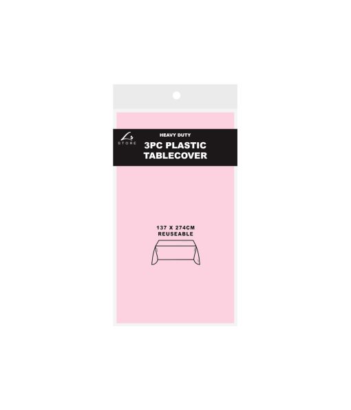 pink table cover 3pk