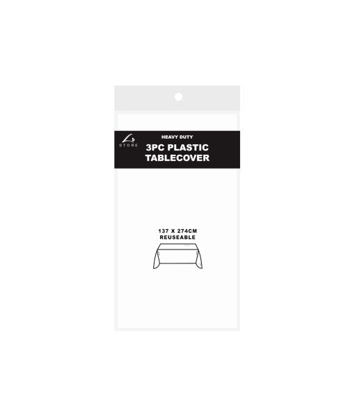 white table cover 3pk