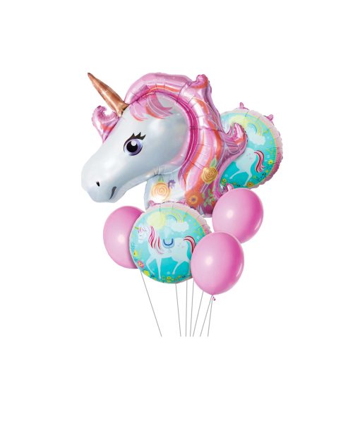 Unicorn Party Balloon Set 6pc