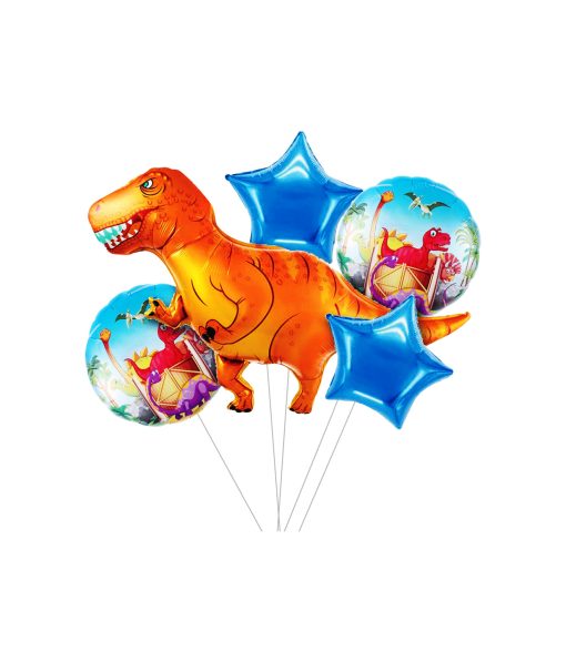 dinosaur party balloon set 8pc