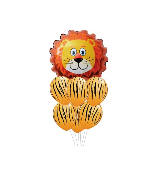 Lion theme Party Balloons 7pc