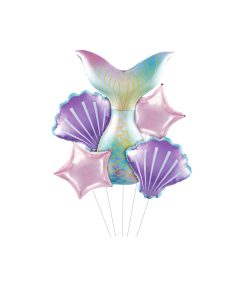 Mermaid Party Balloon Set 5pc