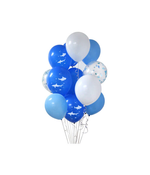 Shark Party Balloon Set 15pc