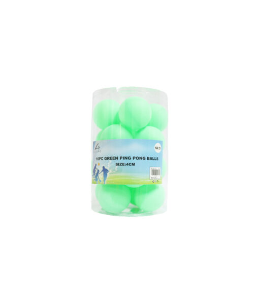 Green Beer Pong Ball 16pc