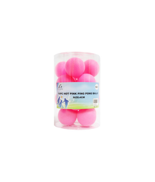 Hot Pink Beer Pong Ball 16pc