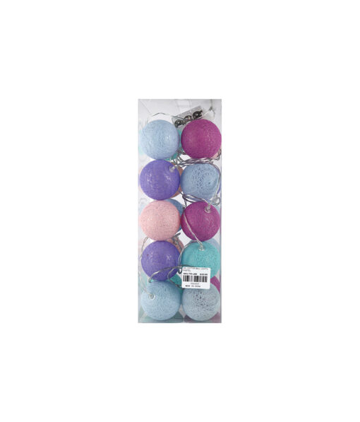 Pastel Cotton Ball Lights 20 LED