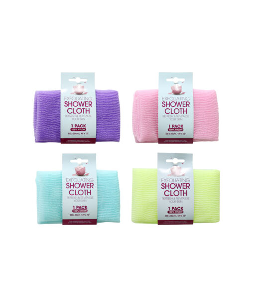 Exfoliating Shower Cloth Assorted