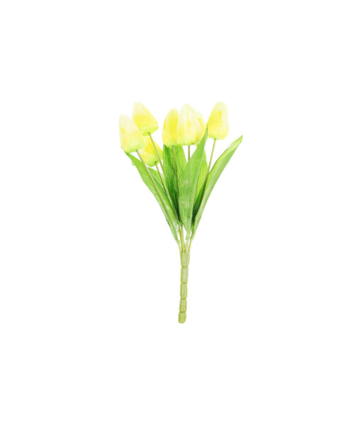 Yellow 7 Head Tulip 37cm