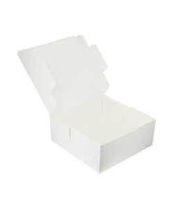 White Cake Box 12in 2pk 30 x 30 x 12.7cm