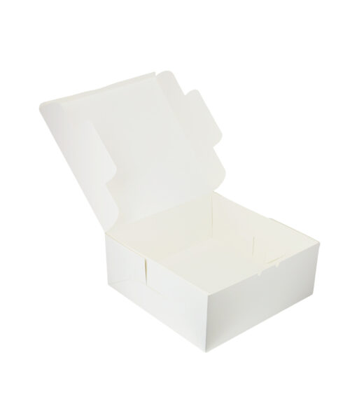 White Cake Box 12in 2pk 30 x 30 x 12.7cm