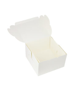 White Cake Box 8in 2pk 20 x 20 x 12.7cm 