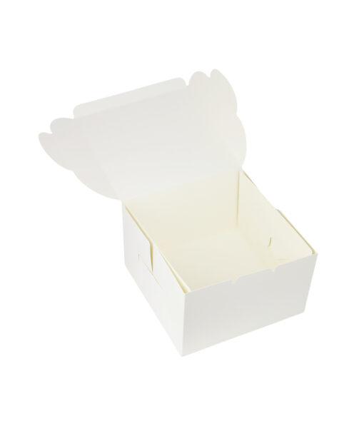 White Cake Box 8in 2pk 20 x 20 x 12.7cm 