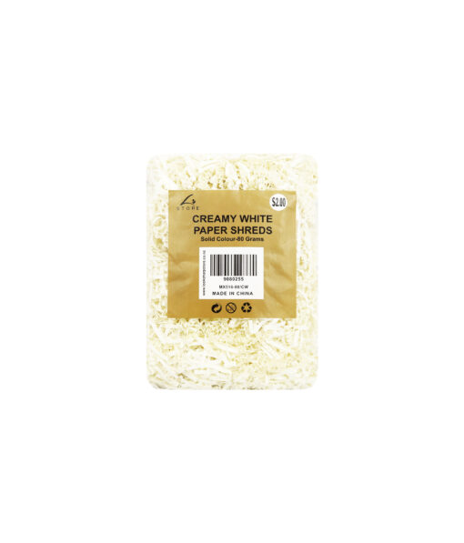 Paper Shred Creamy White 80g