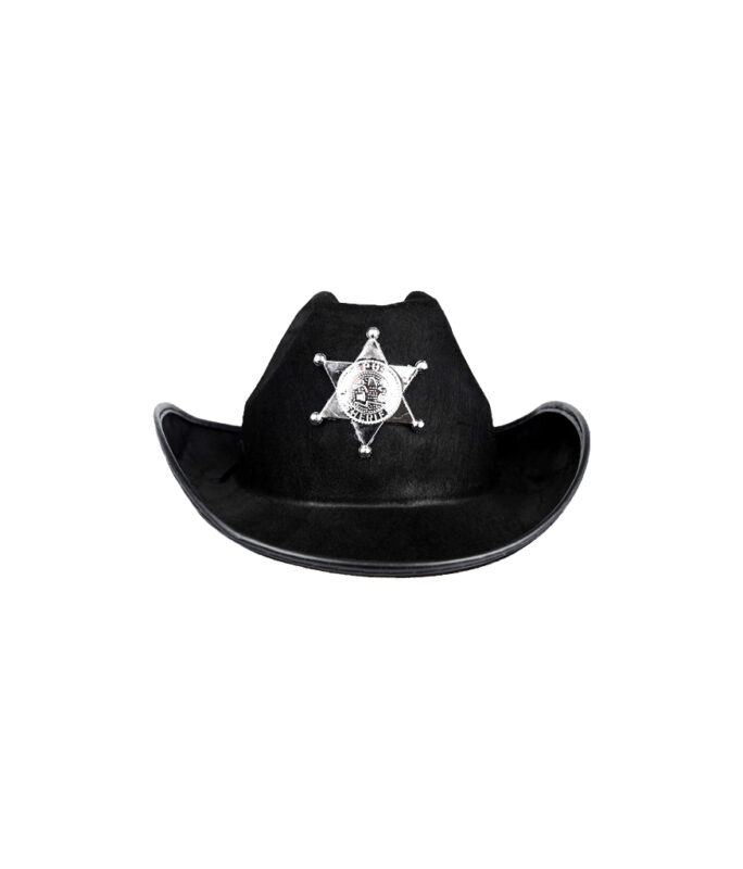 Black Sheriff Hat – LookSharpStore