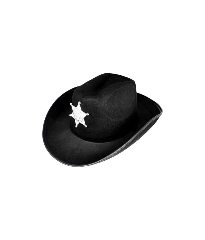 Black Sheriff Hat – LookSharpStore