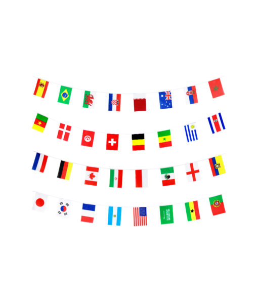 National Flags Bunting 7m 32pc