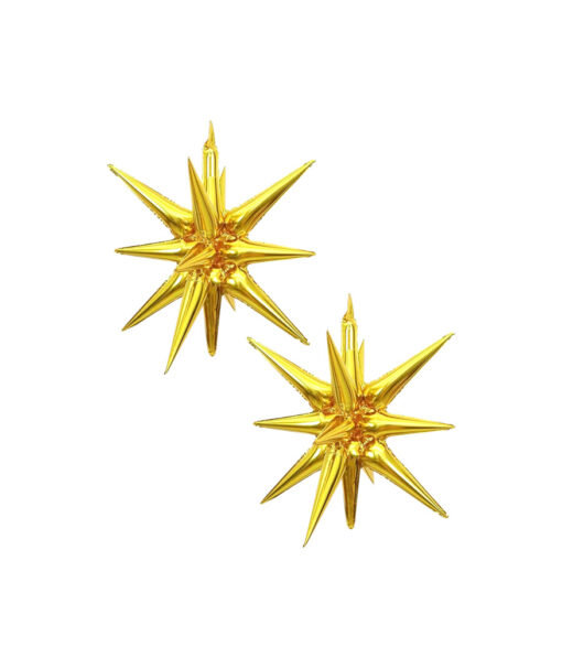 Gold Starburst 2pc 56cm