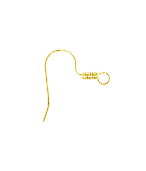 Gold Fish Hook Earrings 50pk