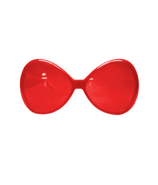 Large Red Bow Shape Party Glasses