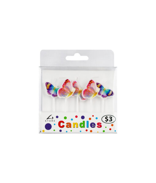 Butterfly Candles 5pk