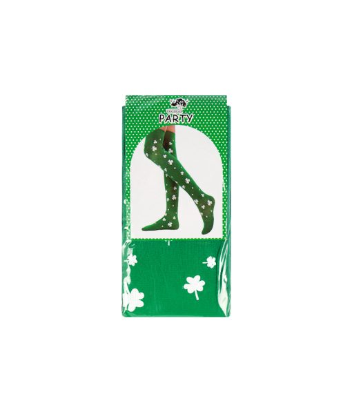 Green Shamrock Stockings