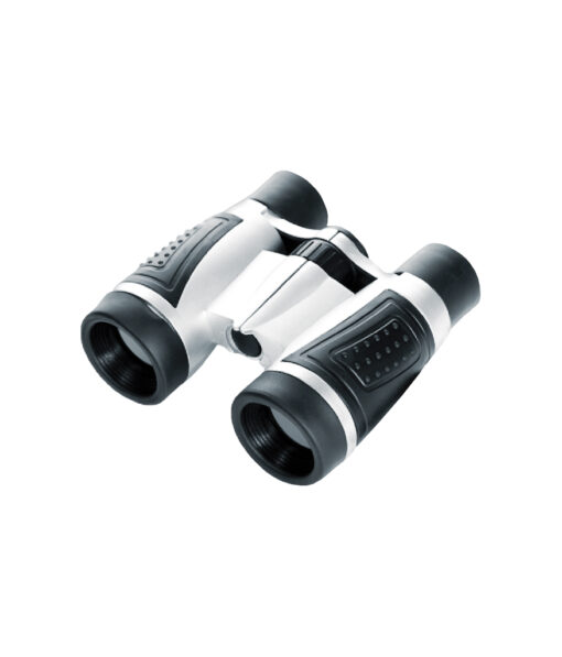 Silver & Black Binoculars 11.5cm