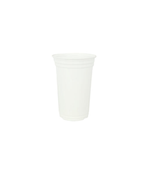 White PP Plastic Cups 10oz 25pk