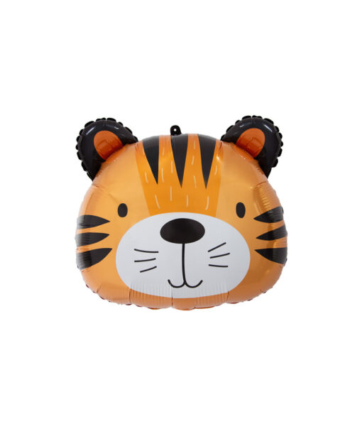 Tiger Head Foil Balloon 41x36cm