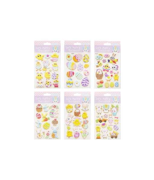 Easter Soft Puffy Stickers Assorted