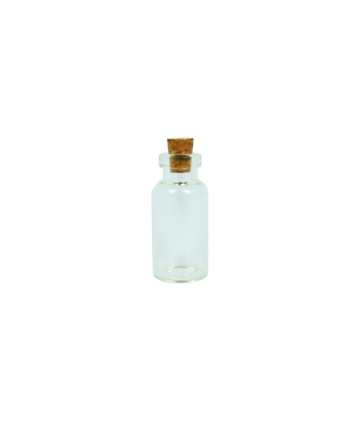 Mini Glass Bottle 1.6x4.5cm 7pk