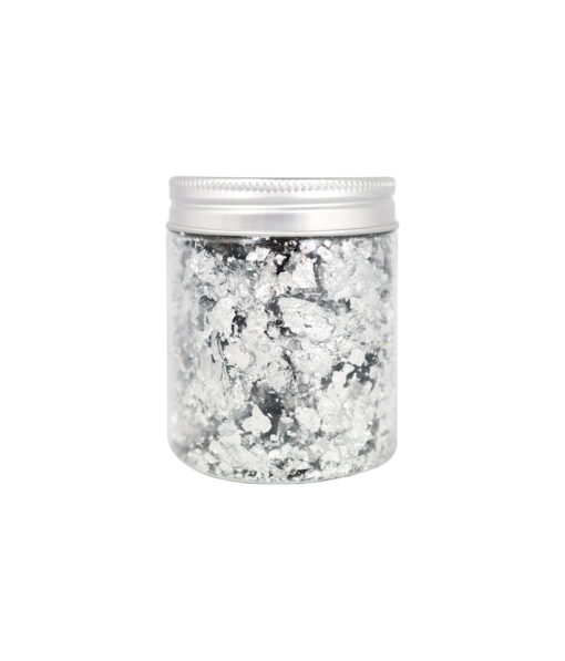 Silver Decorative Flakes 3g