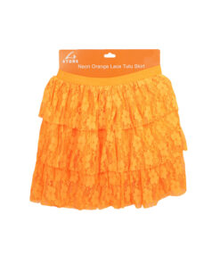 Neon Orange Lace Tutu