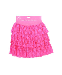 Neon Pink Lace Tutu