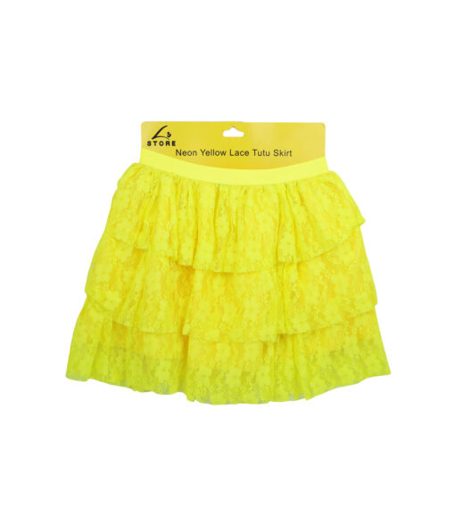 Neon Yellow Lace Tutu