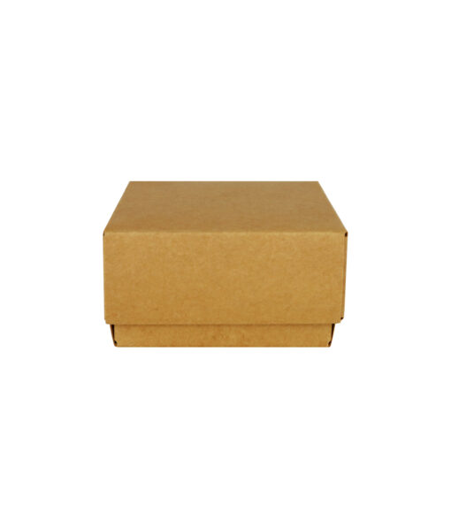 Kraft Brown Square Craft Paper Boxes 3pk