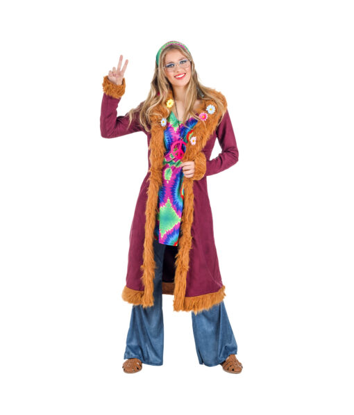 Woodstock Hippie Woman (Golden)