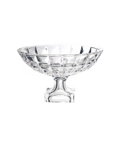 Glass Bowl With Stand 32.5cm