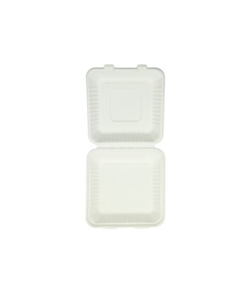 Biodegradable Clamshell Container 23.5cm 10pc