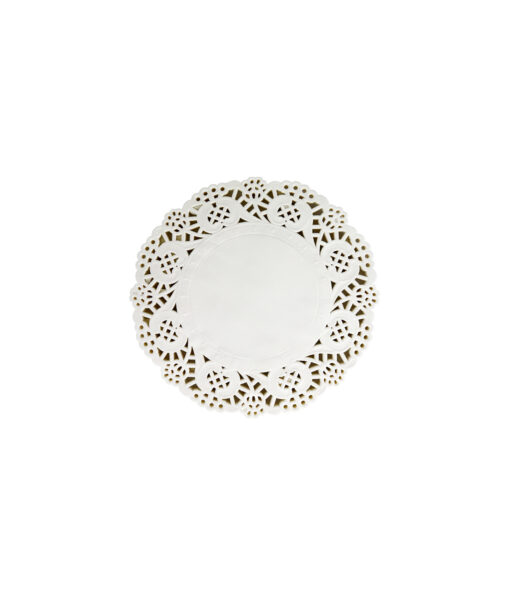 White Round Paper Doilies 6.5in 100pk