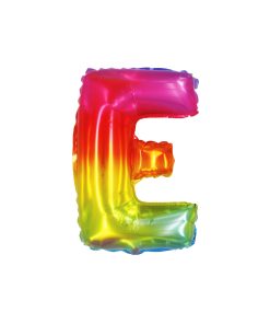 Rainbow Air Fill Letter E Balloon