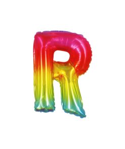 Rainbow Air Fill Letter R Balloon