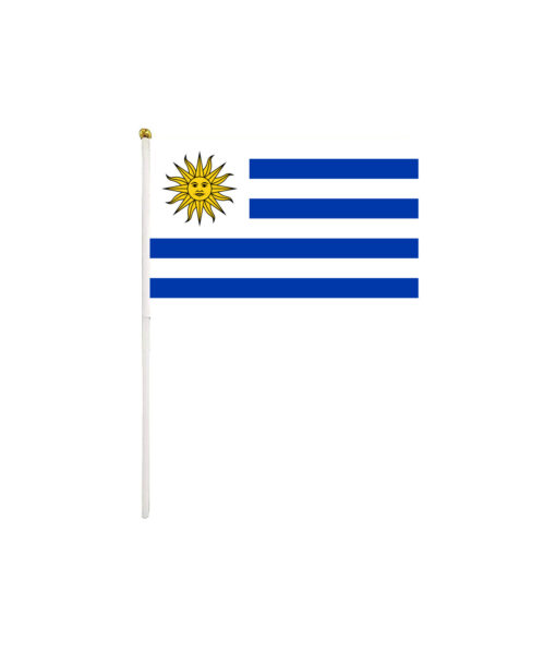 Uruguay Hand Waving Flag 10pc