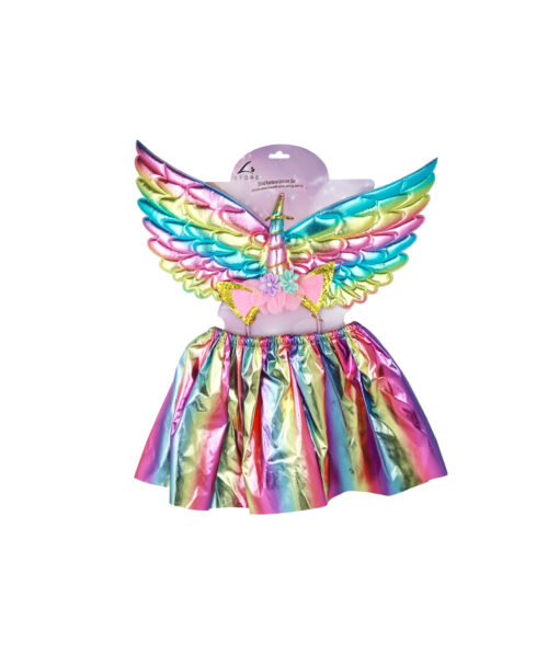 Pastel Rainbow Child Unicorn Set 3pc