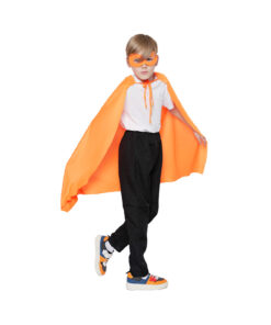 orange mask and cape set