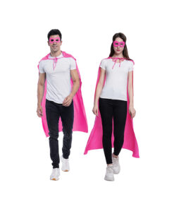 pink cape and mask set unisex